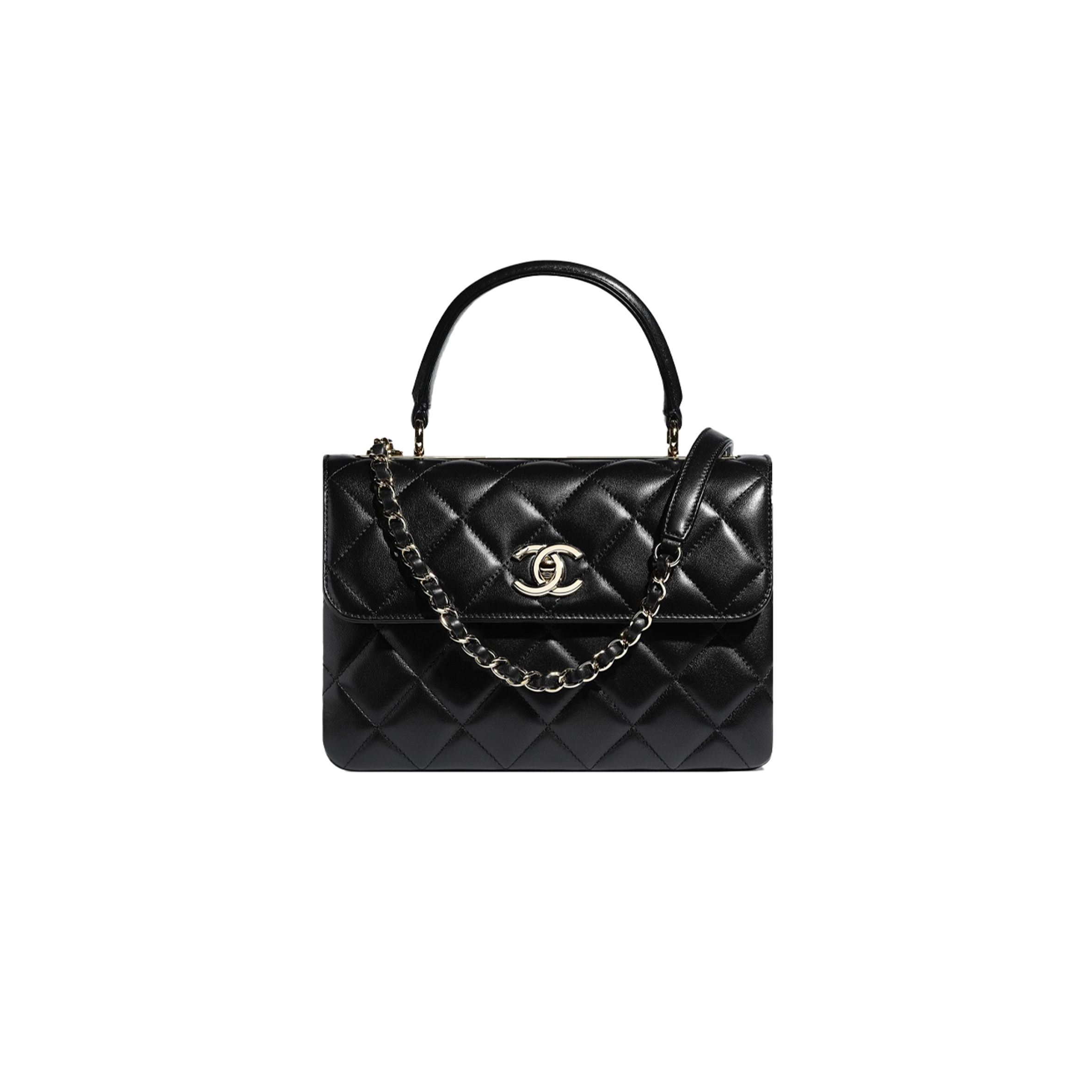 CHANEL MASTER FLAP BAG WITH HANDLE A92236 (25*17*12cm)